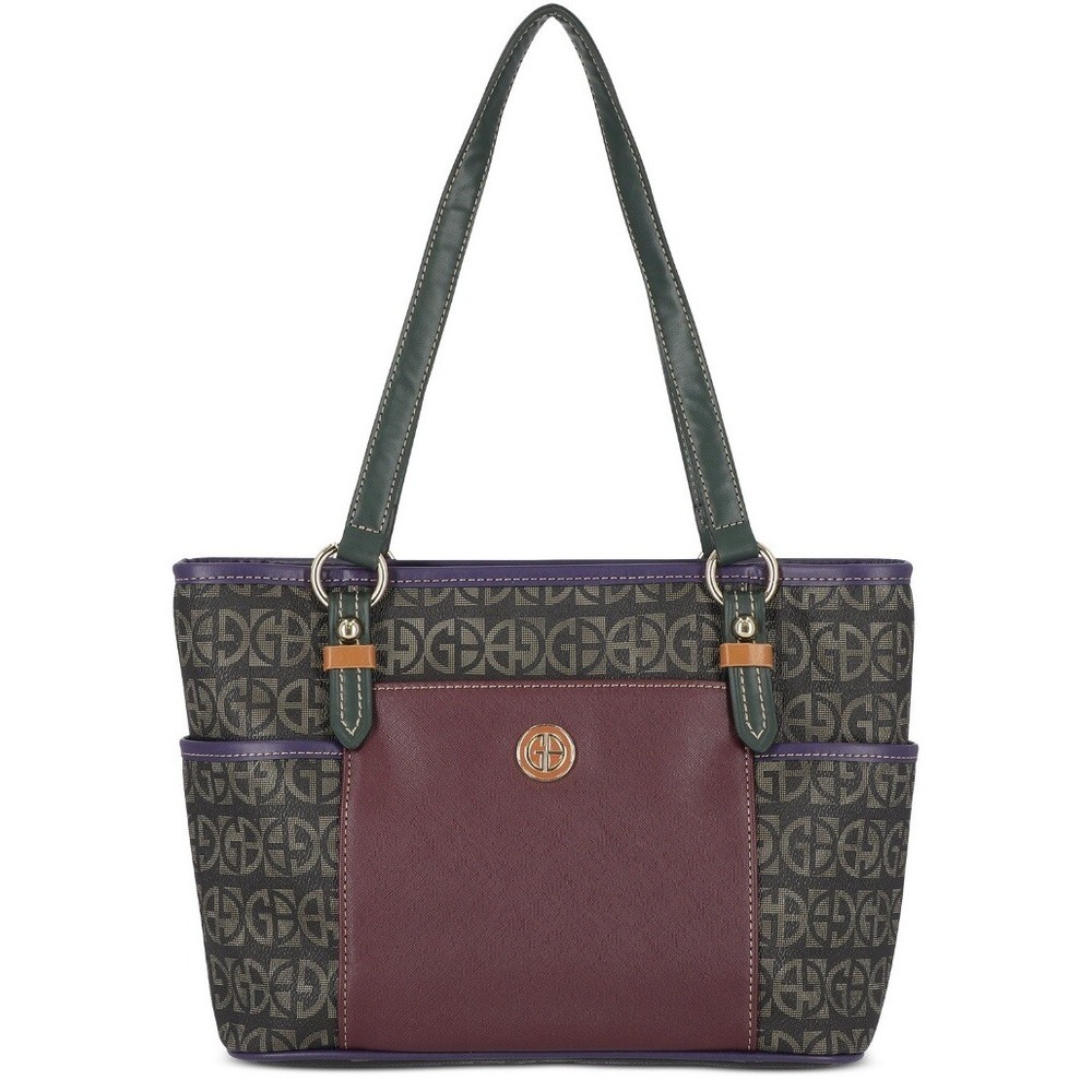 Giani Bernini Women's Block Signature Multi Tote large size bag B000221